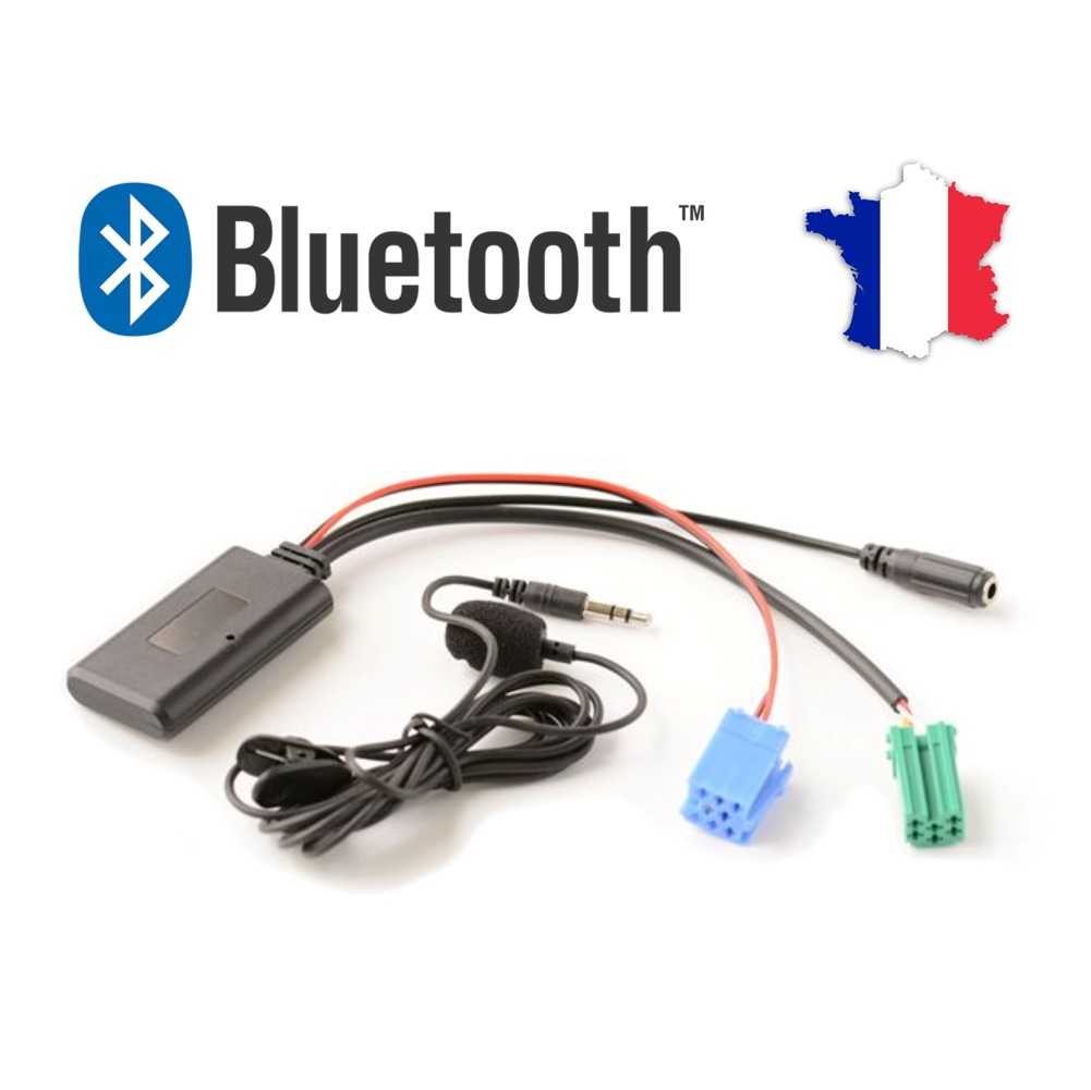 Bluetooth Adaptateur avec Microphone pour le système d'autoradio d'origine  Renault UPDATE LIST