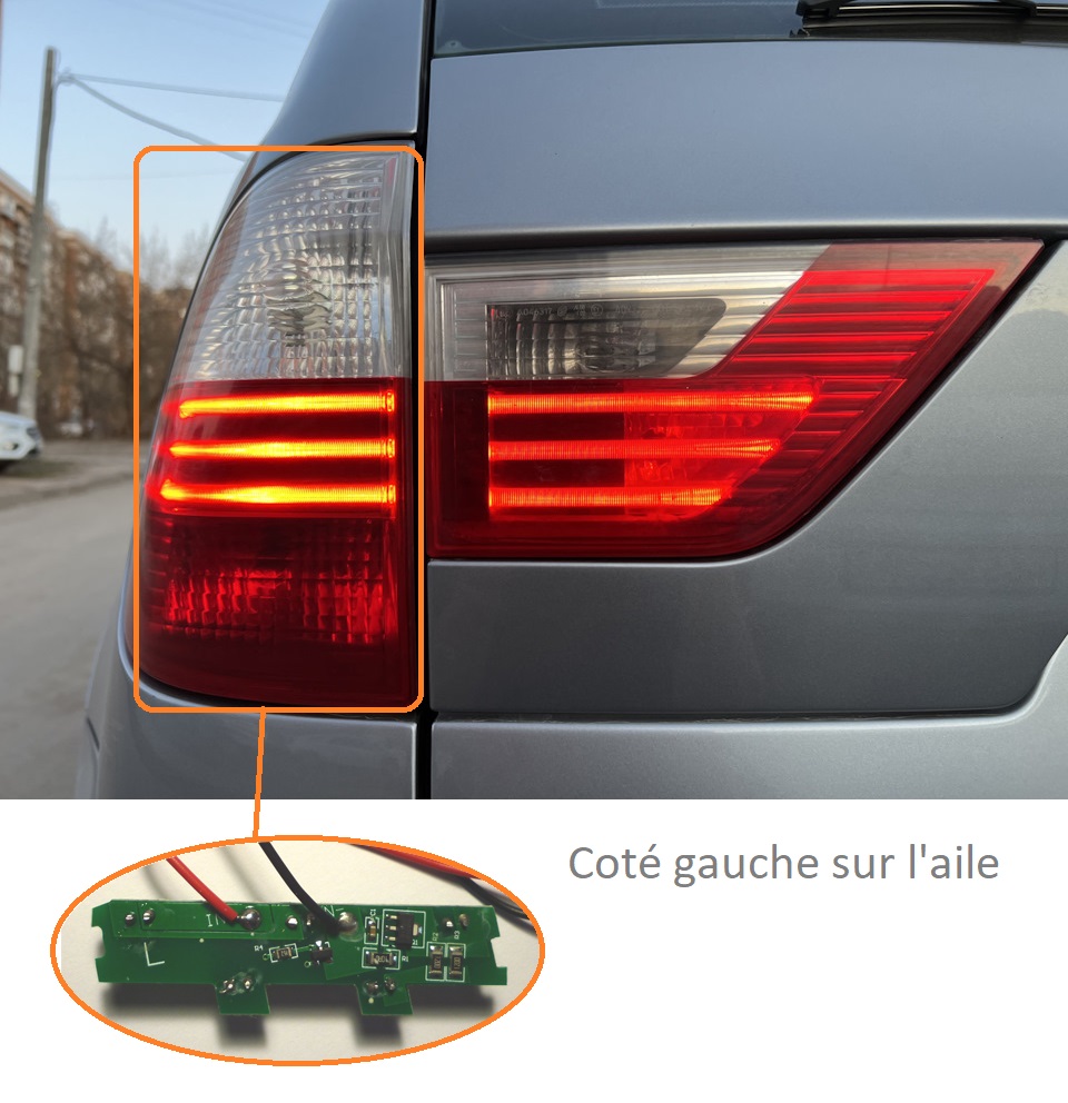 Riflettore Paraurti Posteriore Sinistro Per BMW E83 X3 2006-2010 – Lente PMMA, Sostituzione Diretta OE 63147162217